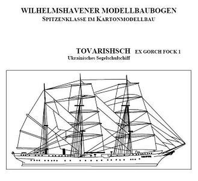 Plan Training Ship TOVARISHSCH - WILHELMS